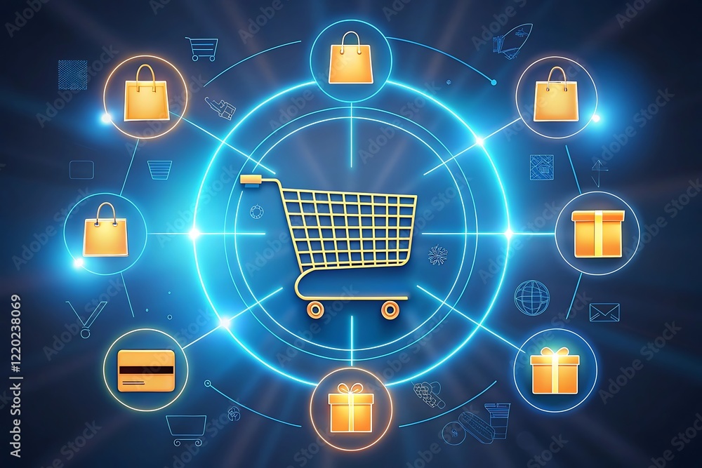 Online shopping business with selecting shopping cart. marketplace website with virtual interface of online Shopping cart part of the network, Businessman hold smartphone with online shopping concept. Online shopping business with selecting shopping cart. marketplace website with virtual interface of online Shopping cart part of the network, Businessman hold smartphone with online shopping concept.