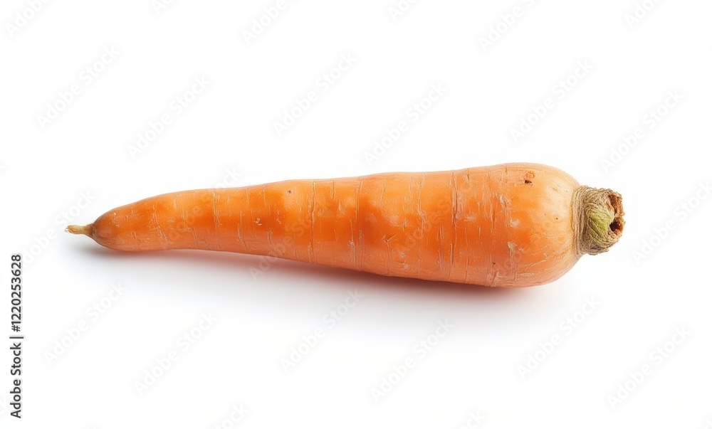 Fresh orange carrot on white background Fresh orange carrot on white background