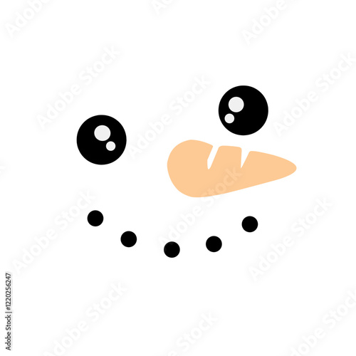 Snowman Faces icon cartoon
