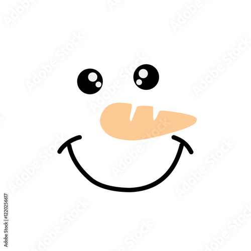 Snowman Faces icon cartoon photo