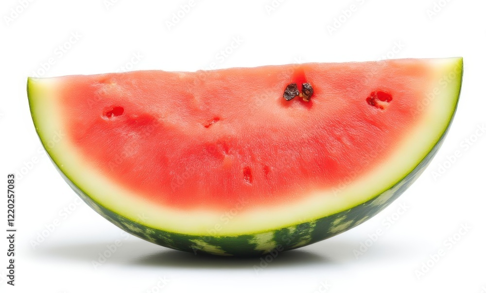 Fresh watermelon slice with vivid colors Fresh watermelon slice with vivid colors