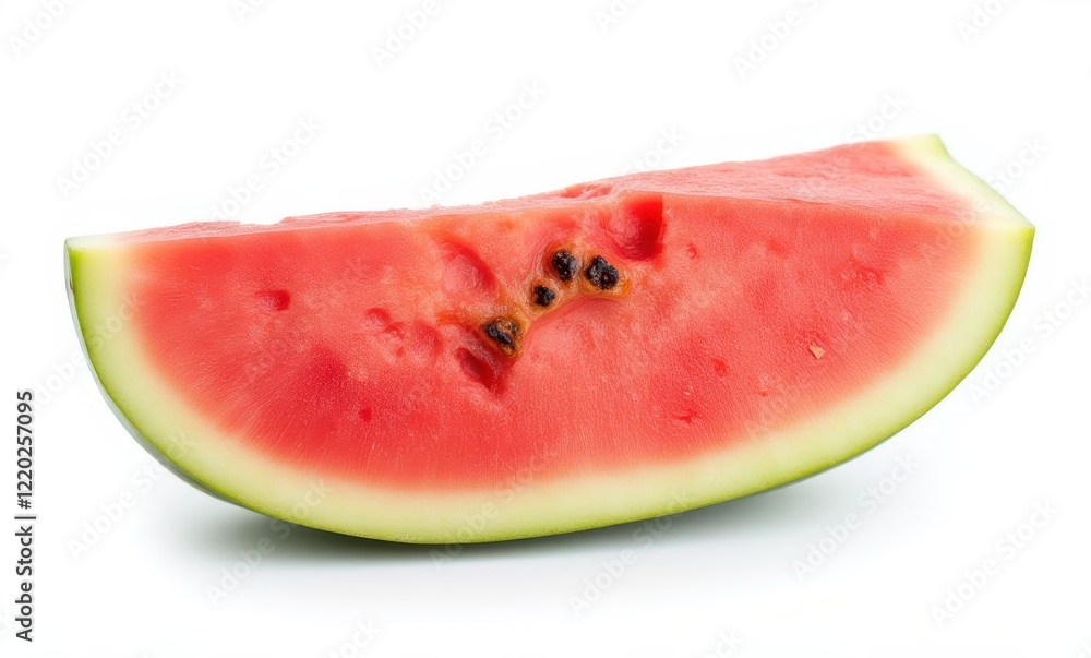 Fresh watermelon slice on white background Fresh watermelon slice on white background