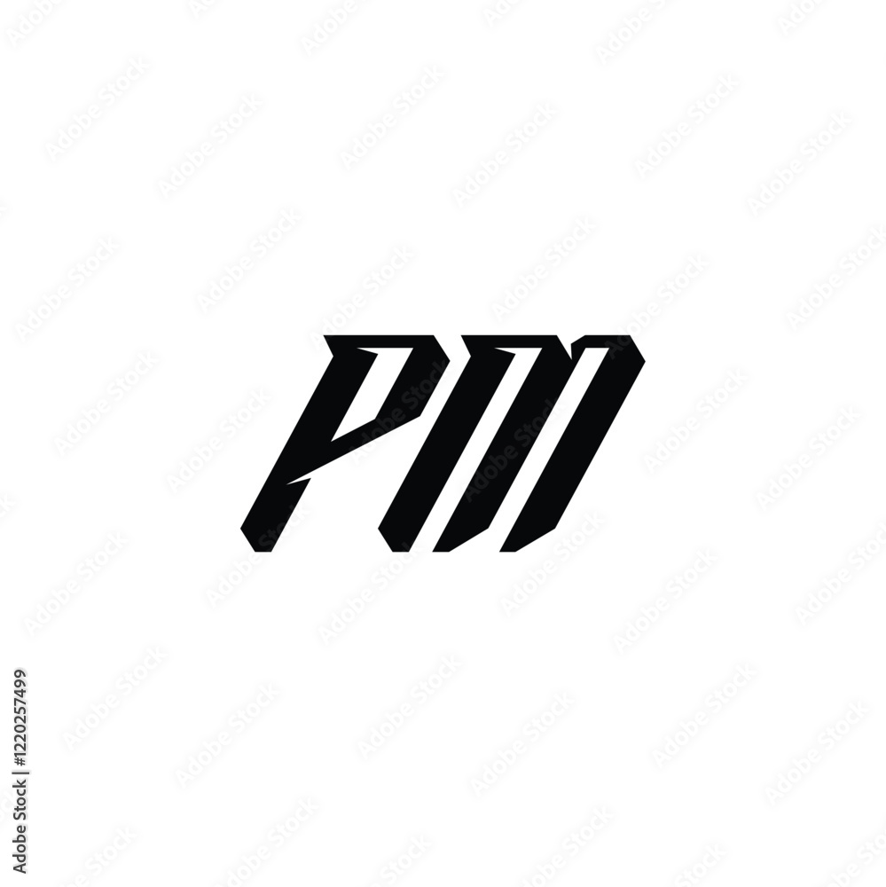 PM monogram logo design letter text name symbol monochrome logotype alphabet character simple logo PM monogram logo design letter text name symbol monochrome logotype alphabet character simple logo