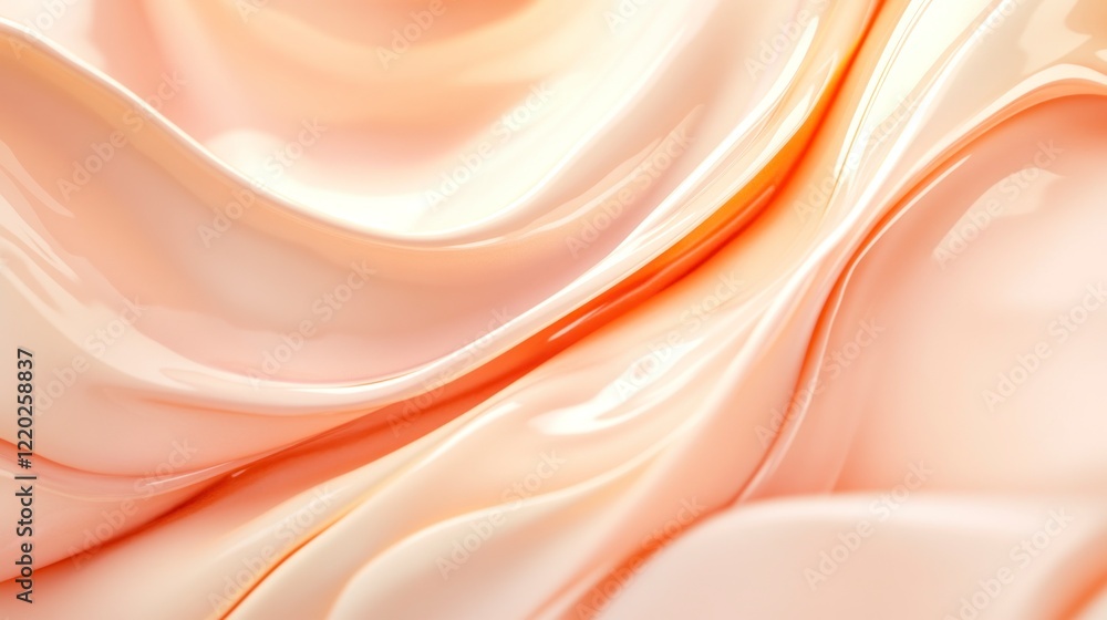 Abstract background with swirling peach and coral liquid paint strokes, creating an elegant and fluid pattern. Abstract background with swirling peach and coral liquid paint strokes, creating an elegant and fluid pattern.