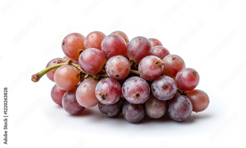Fresh red grapes on a white background Fresh red grapes on a white background