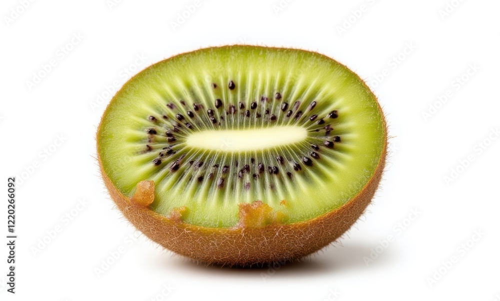 Freshly cut kiwi fruit on white background Freshly cut kiwi fruit on white background