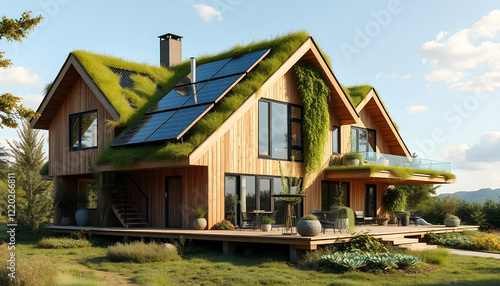 Different houses in various locations including a hill, beach, and woods with beautiful exteriors and natural surroundings