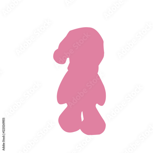 colorful snowman doddle icon