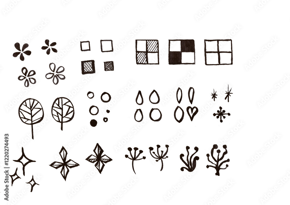 Naklejka premium イラスト素材(小)