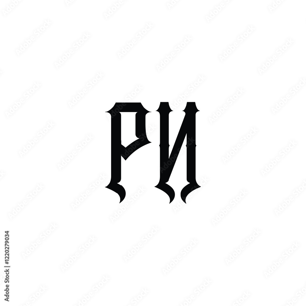 PN monogram logo design letter text name symbol monochrome logotype alphabet character simple logo PN monogram logo design letter text name symbol monochrome logotype alphabet character simple logo