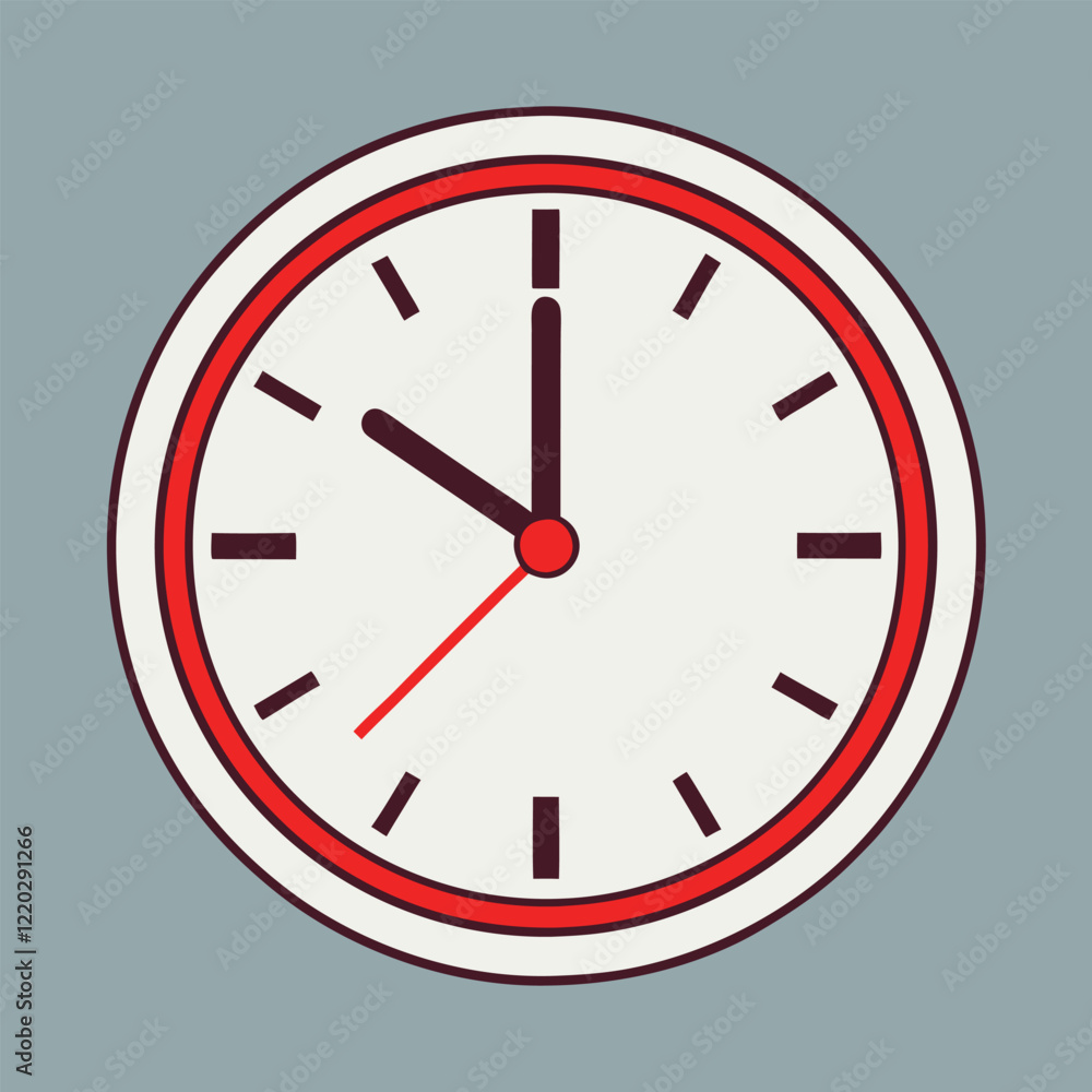Clock Icon Vector Art Illustration Design Minimalistic Timepiece Graphics for Digital Use Clock Icon Vector Art Illustration Design Minimalistic Timepiece Graphics for Digital Use