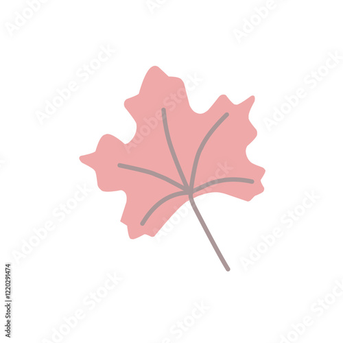 Autumn theme icon illustration