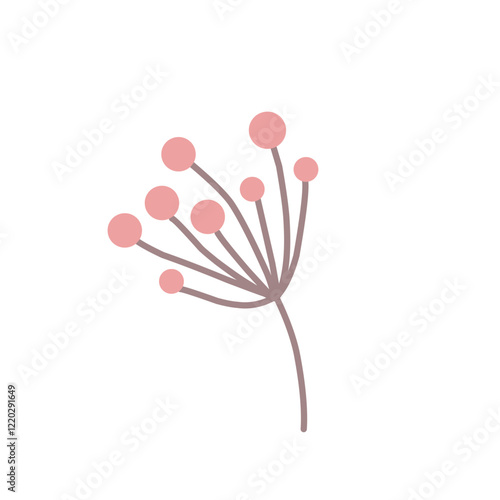Autumn theme icon illustration