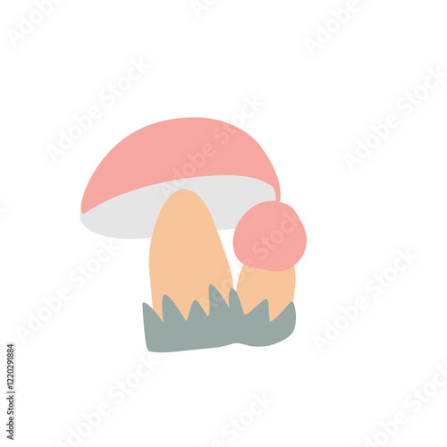 Autumn theme icon illustration