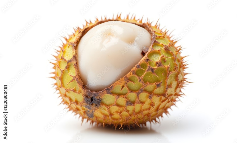 Unique spiky fruit with creamy interior Unique spiky fruit with creamy interior