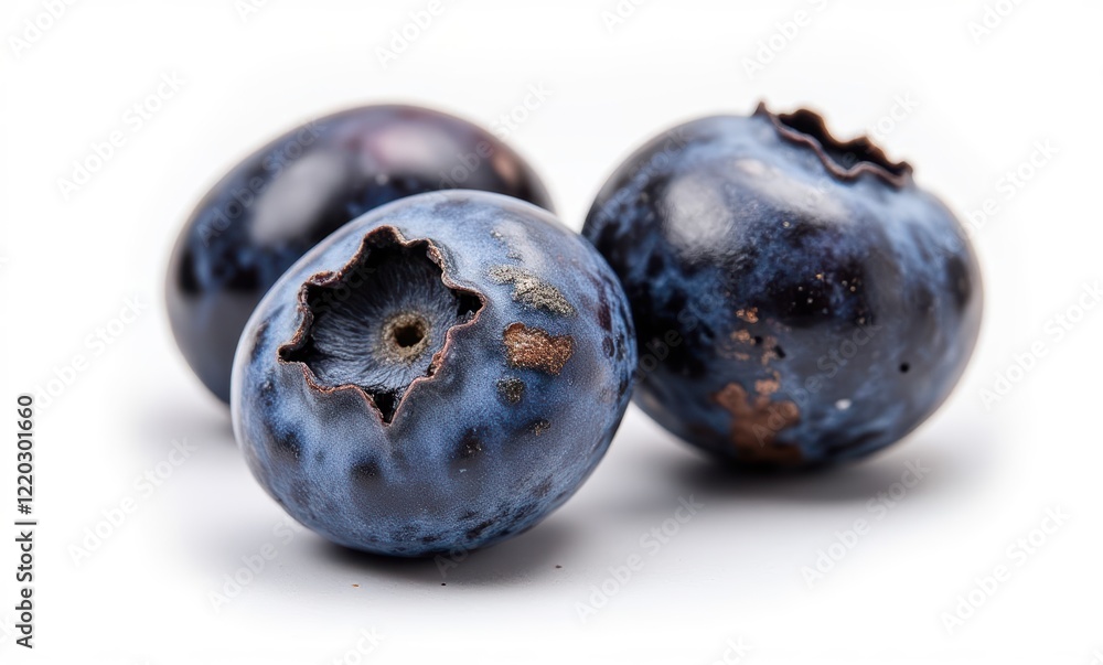 Fresh blueberries on a white background Fresh blueberries on a white background