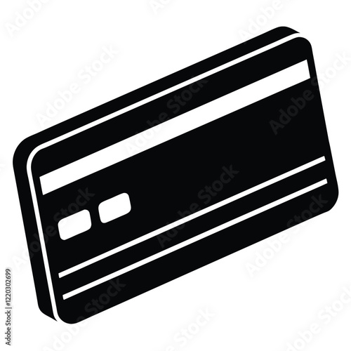 Credit Card Icon Vector Art Illustration Design Minimalist and Modern Payment Graphics