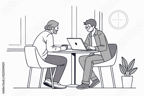 business meeting in office