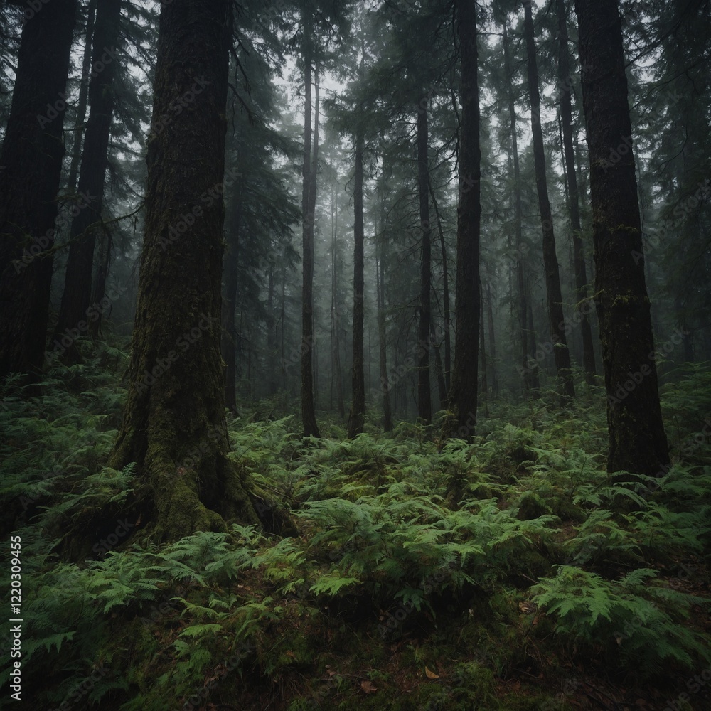 Obraz premium Write about the wisdom that the forest holds, known only to those who take the time to listen.