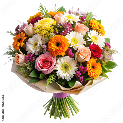 Wallpaper Mural Vibrant Colorful Flower Bouquet Floral Arrangement love gift roses     Torontodigital.ca