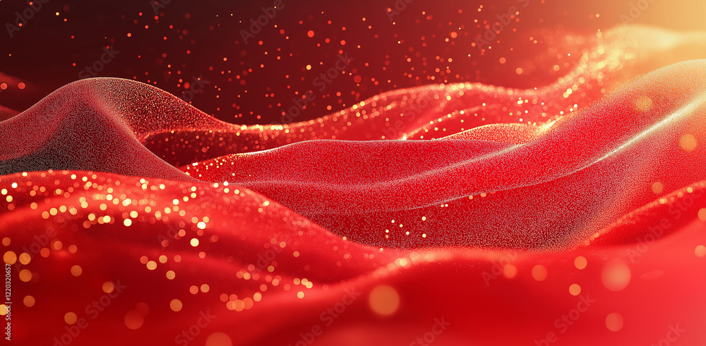 Abstract red Christmas wallpaper with copy space background. Perfect for holiday greeting cards, social media posts, and website designs Abstract red Christmas wallpaper with copy space background. Perfect for holiday greeting cards, social media posts, and website designs