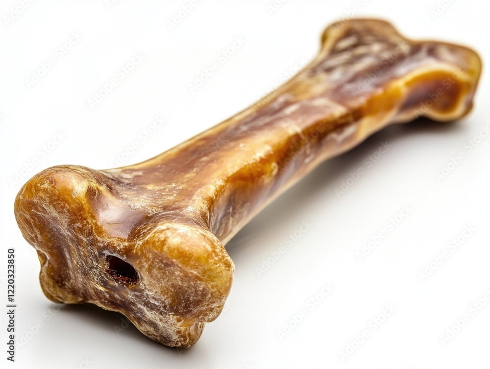 Fototapeta premium Dog Bone on White Surface