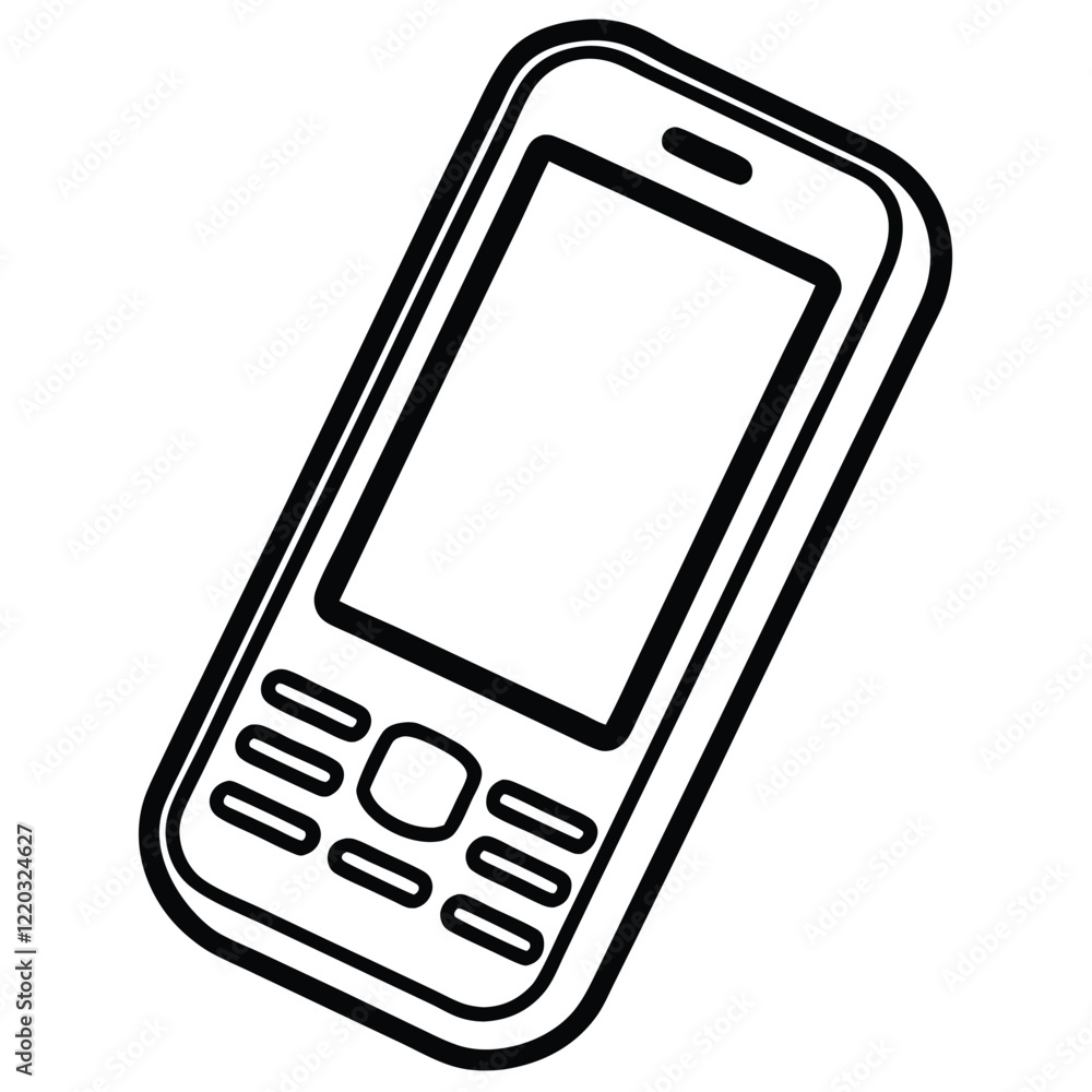 Mobile Phone Icon Vector Art Illustration Design for Digital Graphics, Technology, and Apps Mobile Phone Icon Vector Art Illustration Design for Digital Graphics, Technology, and Apps