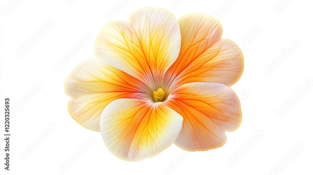 Obraz premium Stunning Close-up of a Delicate Orange and Yellow Flower
