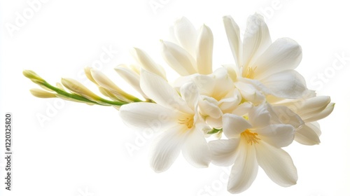 Elegant Bouquet of Creamy White Tuberose Flowers