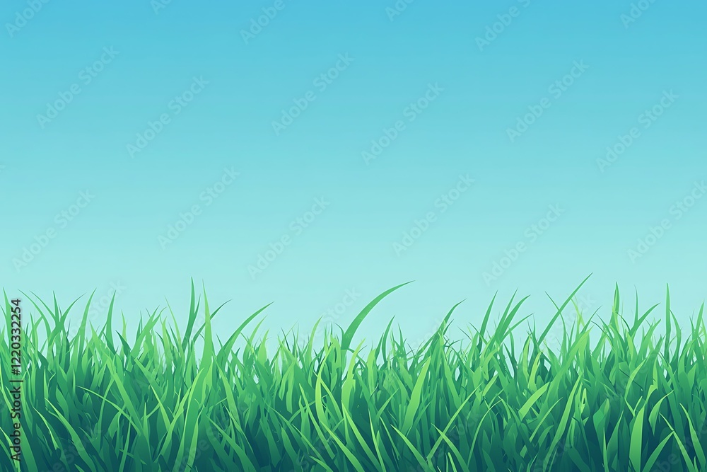 Lush Green Grass Meadow Landscape Nature Scene Vibrant Environment Tranquil Viewpoint Lush Green Grass Meadow Landscape Nature Scene Vibrant Environment Tranquil Viewpoint