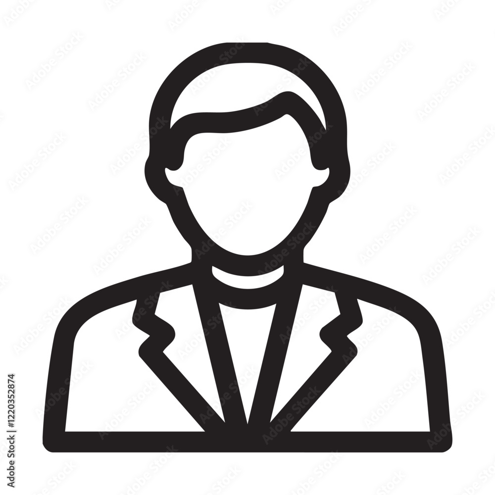 Business Professional Avatar Icons Set in Formal Attire - Vector Graphics Business Professional Avatar Icons Set in Formal Attire - Vector Graphics
