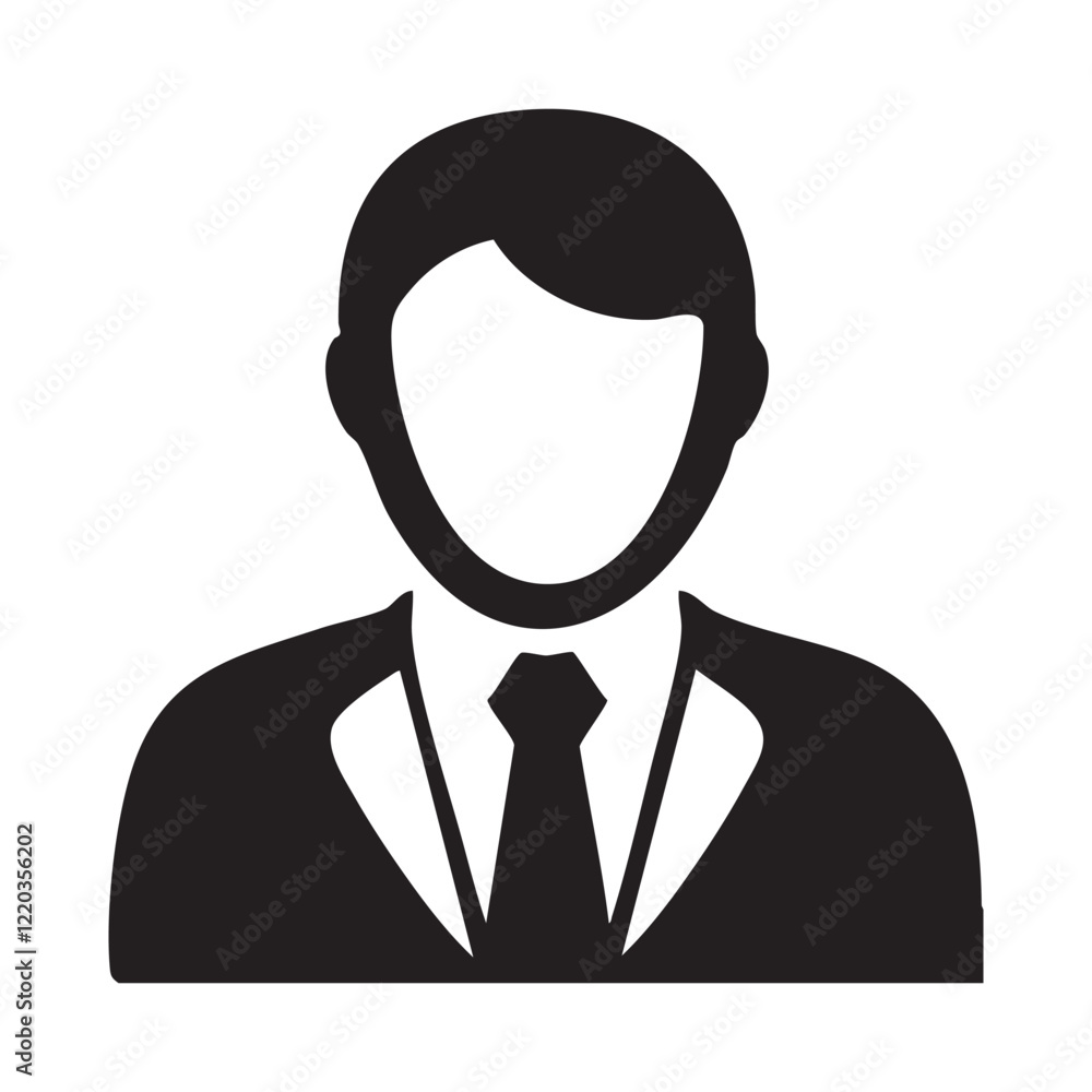 Business Professional Avatar Icons Set in Formal Attire - Vector Graphics Business Professional Avatar Icons Set in Formal Attire - Vector Graphics