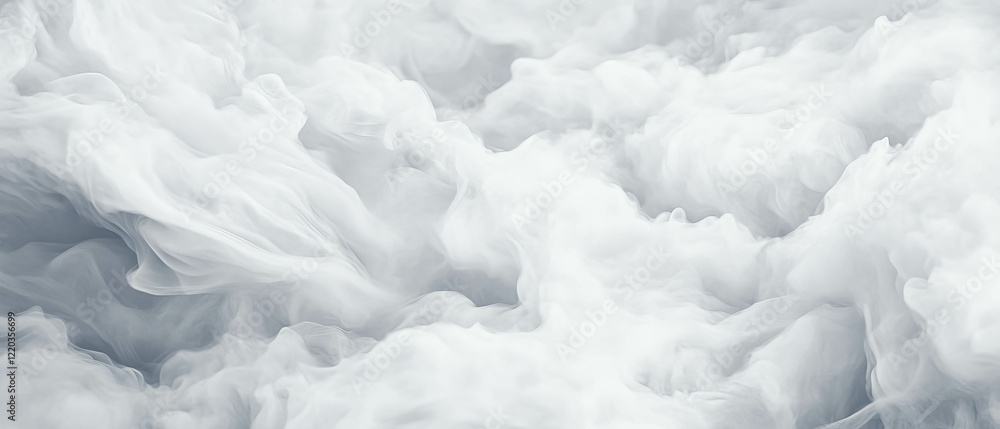 Obraz premium 3D smoke creates abstract landscapes with a surreal and dreamlike quality