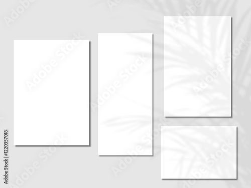 Wedding card set mockups, Menu, invitation table card