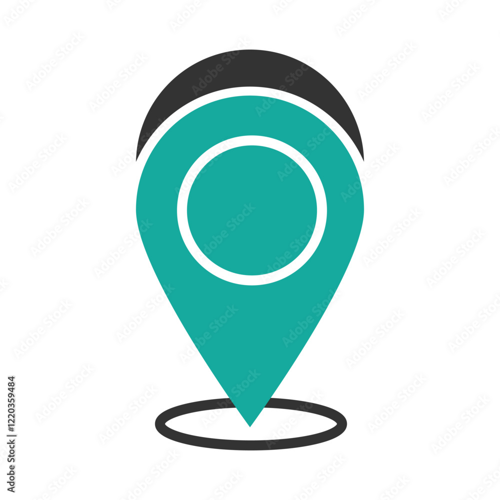 Location icon map pointer pin sign, Modern map markers .Vector illustration