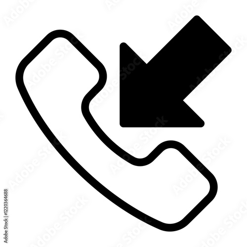 Incoming Call Icon Mixed Style for Communication Pack Icon Themes
