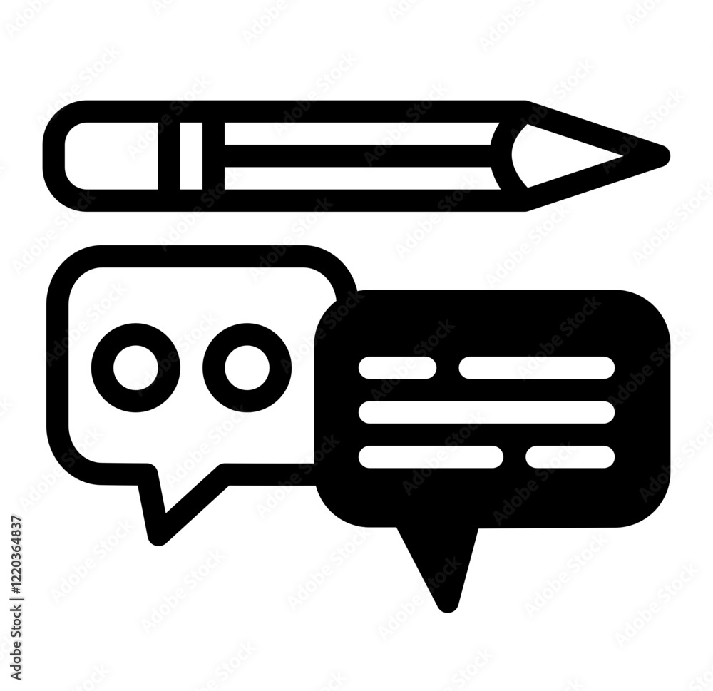 Transcription Icon Mixed Style for Communication Pack Icon Themes
Transcription Icon Mixed Style for Communication Pack Icon Themes
