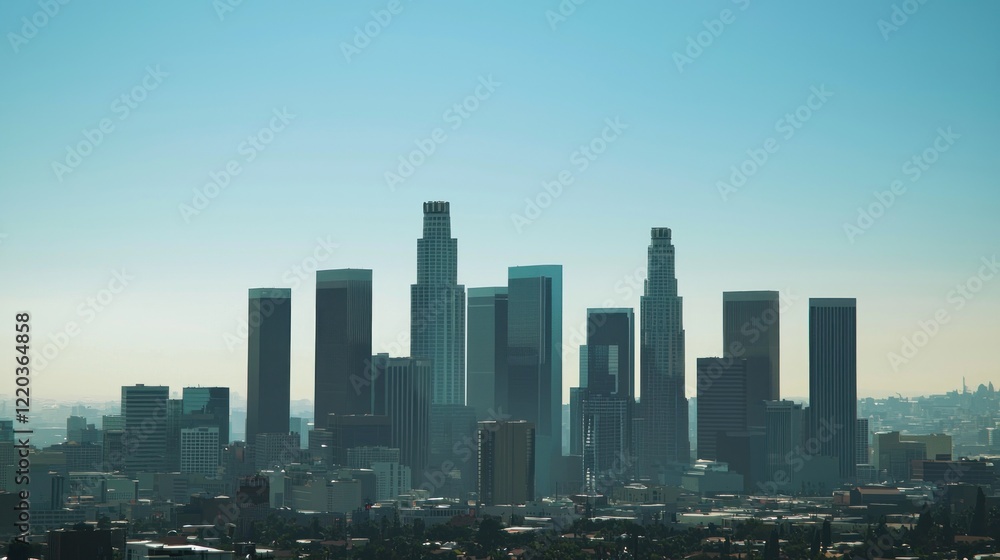 Obraz premium Exploring the Vibrant Cityscape of Los Angeles A Brief Summary