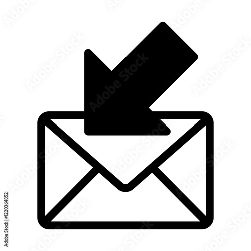 Receive Email Icon Mixed Style for Communication Pack Icon Themes
