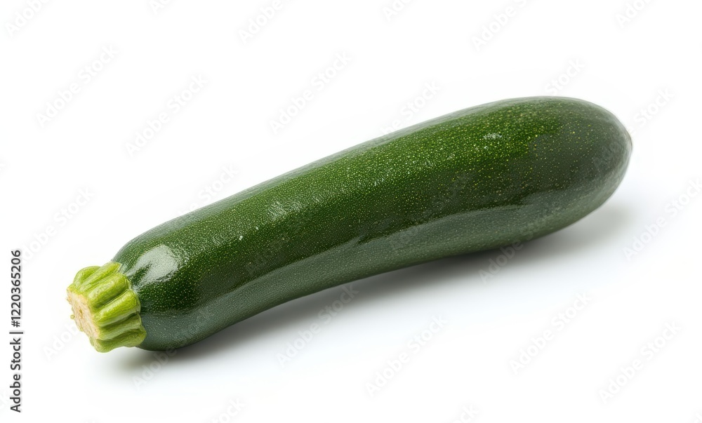 Fresh green zucchini on white background Fresh green zucchini on white background