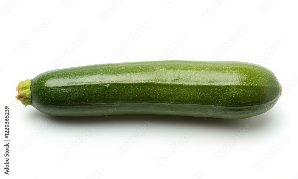 Fresh green zucchini on white background Fresh green zucchini on white background