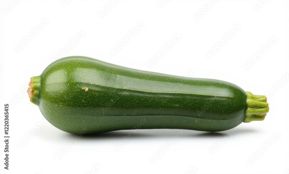 Fresh green zucchini on white background Fresh green zucchini on white background