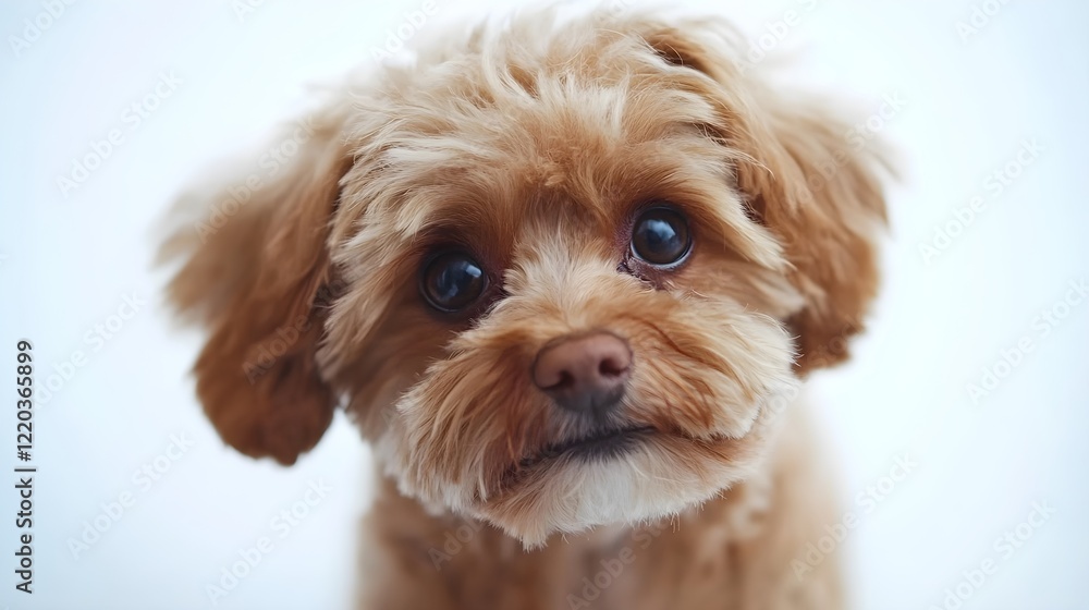 adorable fluffy puppy dog close up portrait adorable fluffy puppy dog close up portrait