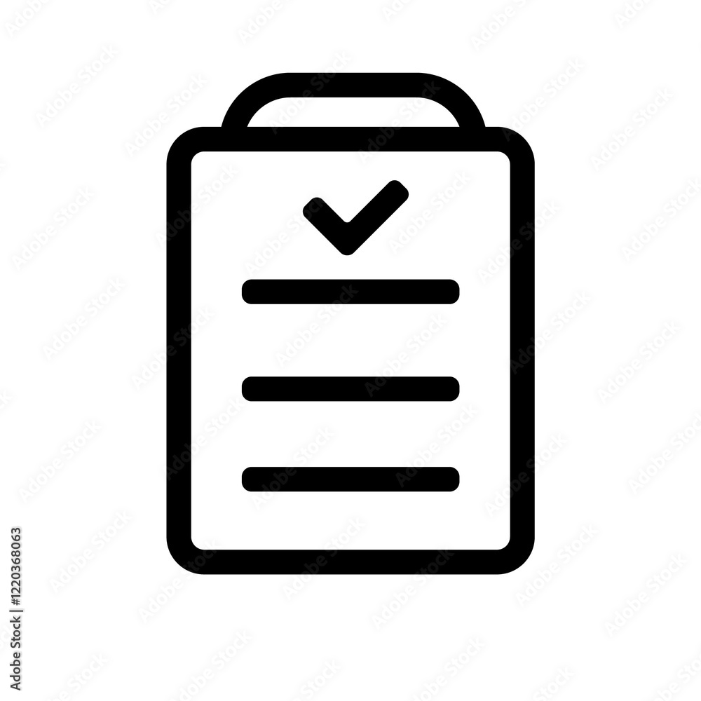 Note icon black with outline style Note icon black with outline style