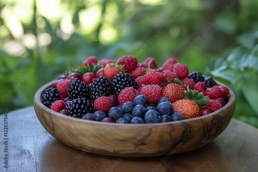 Healthy berries fruits for health. Generative ai Healthy berries fruits for health. Generative ai