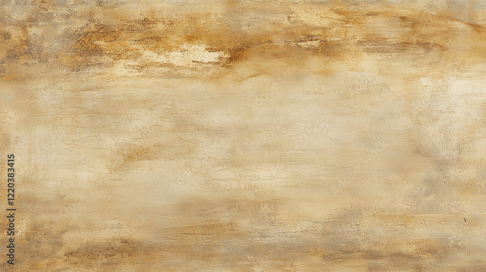 Obraz premium High-Resolution Aged Parchment Background with Subtle Wrinkles and Rich Golden Brown Undertones.