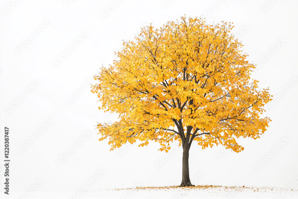 Fototapeta premium Vibrant Autumn Tree Landscape
