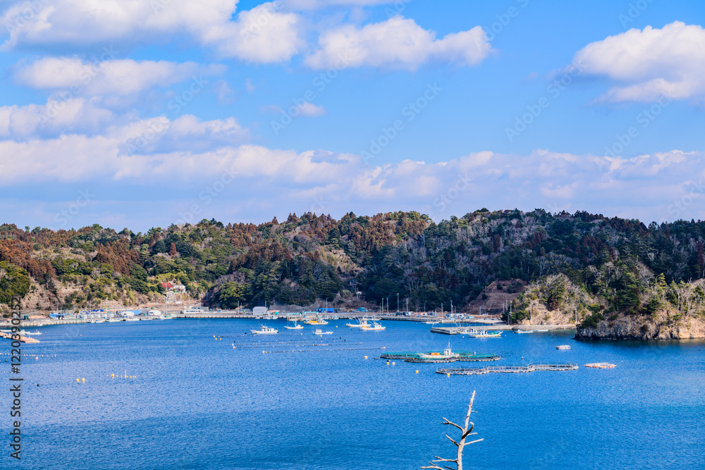 Fototapeta premium 宮城 出島と出島大橋をめぐる 