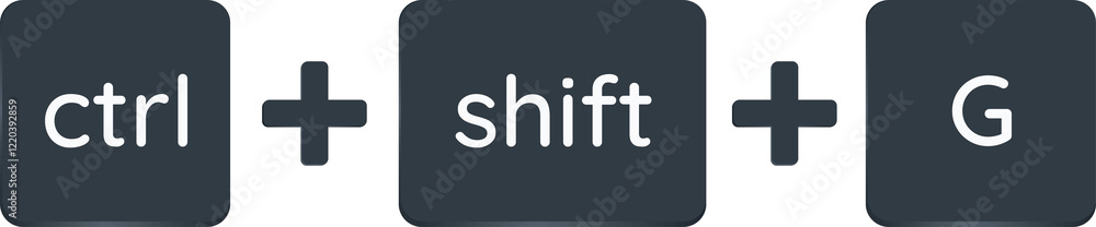 Obraz premium ctrl + shift + g
