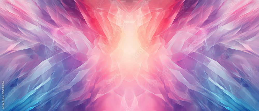 Holographic light rays create a spiritual abstract background with empty center Holographic light rays create a spiritual abstract background with empty center